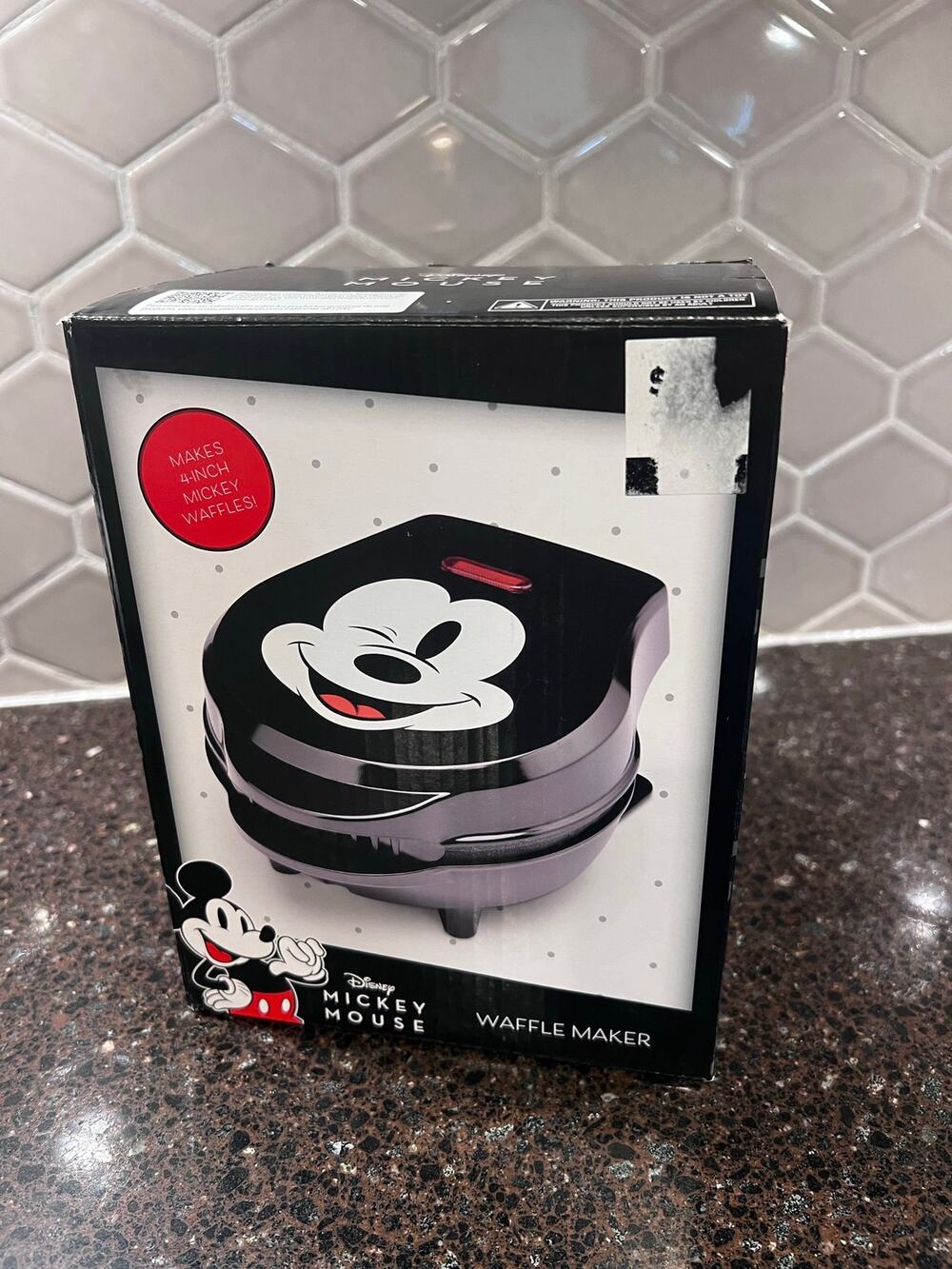 Mickey Mouse 4 Inch Mini Waffle Maker Family Fun Disney Gift New Collectibles